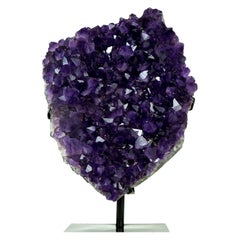 Large Saturated Amethyst Cluster with Rich Purple Amethyst, Crystal Decor