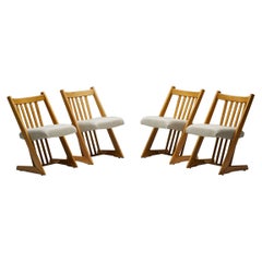 Chaises de salle à manger italiennes du milieu du siècle, Italie, années 1960