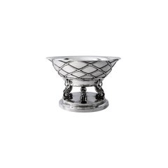 Raro cuenco Georg Jensen de plata de ley 268