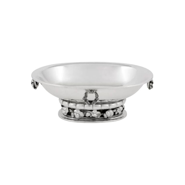 Rare Small Georg Jensen Jardinière 296D For Sale