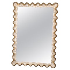 Fantastic Italian Made Gold and Silver Leaf Grotto Style Mirror