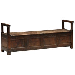 Travail Populaire Fireplace Bench, France, 19th Century