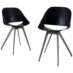 Retro Roger Tallon "Wimpy" chairs, set of 2 - Sentou.