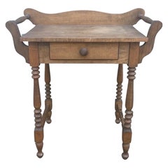 Antique Victorian Washstand Side Table