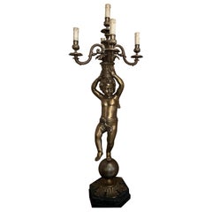 Lampada da tavolo Putto Stile Impero ‘900