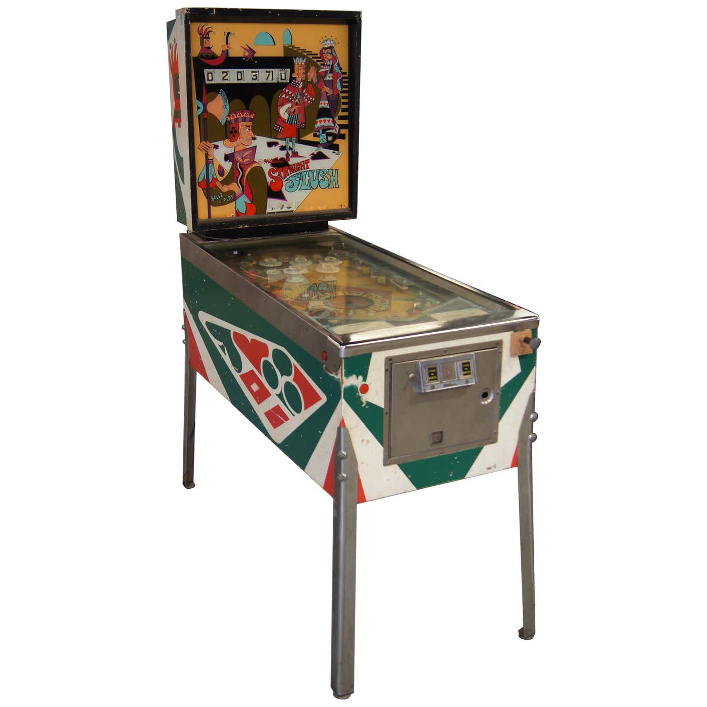 Straight Flush Pinball Machine by Williams Electronics For Sale at ...