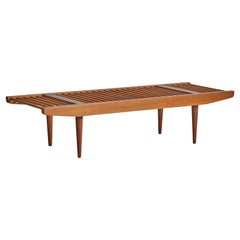 Vintage Milo Baughman, Bench, Walnut, USA, 1950s