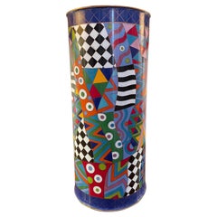 Vintage Missoni Cloissone Vase Colors Large Rare 
