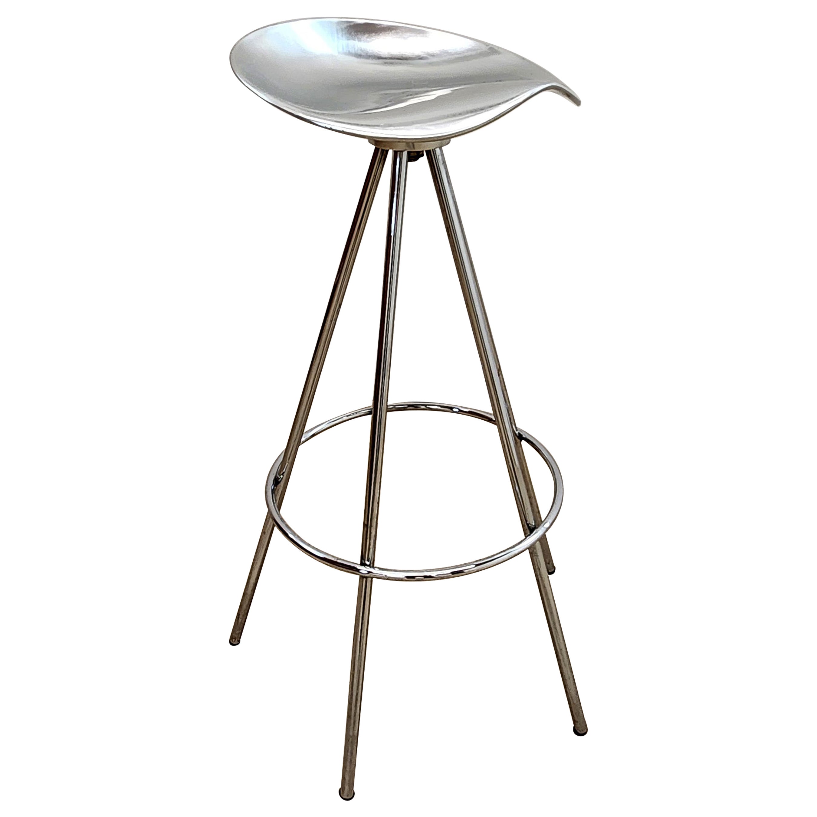 Knoll 'Jamaica' Tabouret de comptoir / bar en acier inoxydable par Pepe Cortes