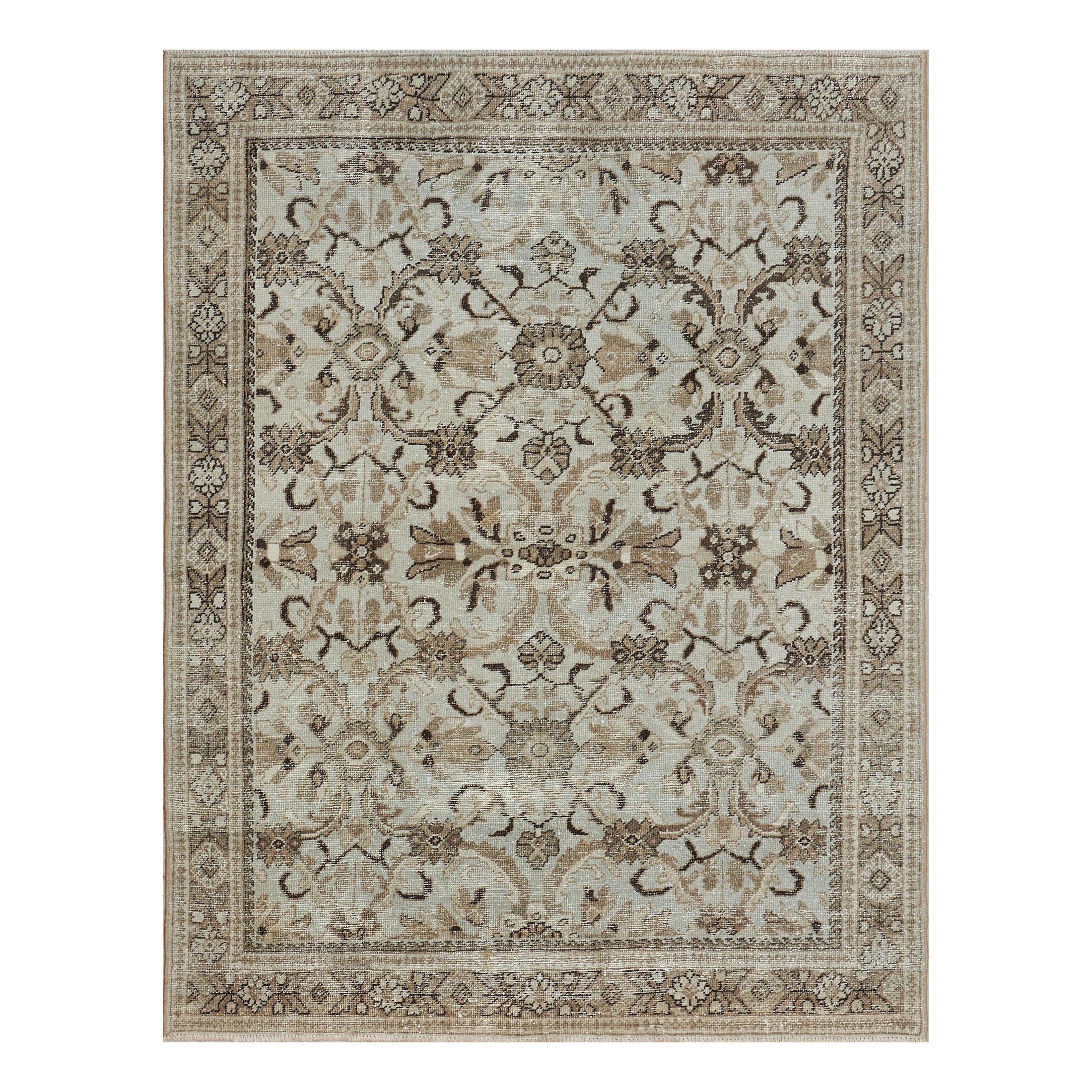 Hand-knotted Antique Circa-1920 Persian Sultanabad Rug For Sale