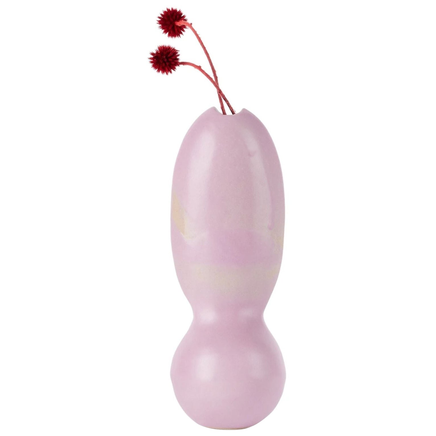 Itera Lilac Pink Single Vase by Ia Kutateladze For Sale