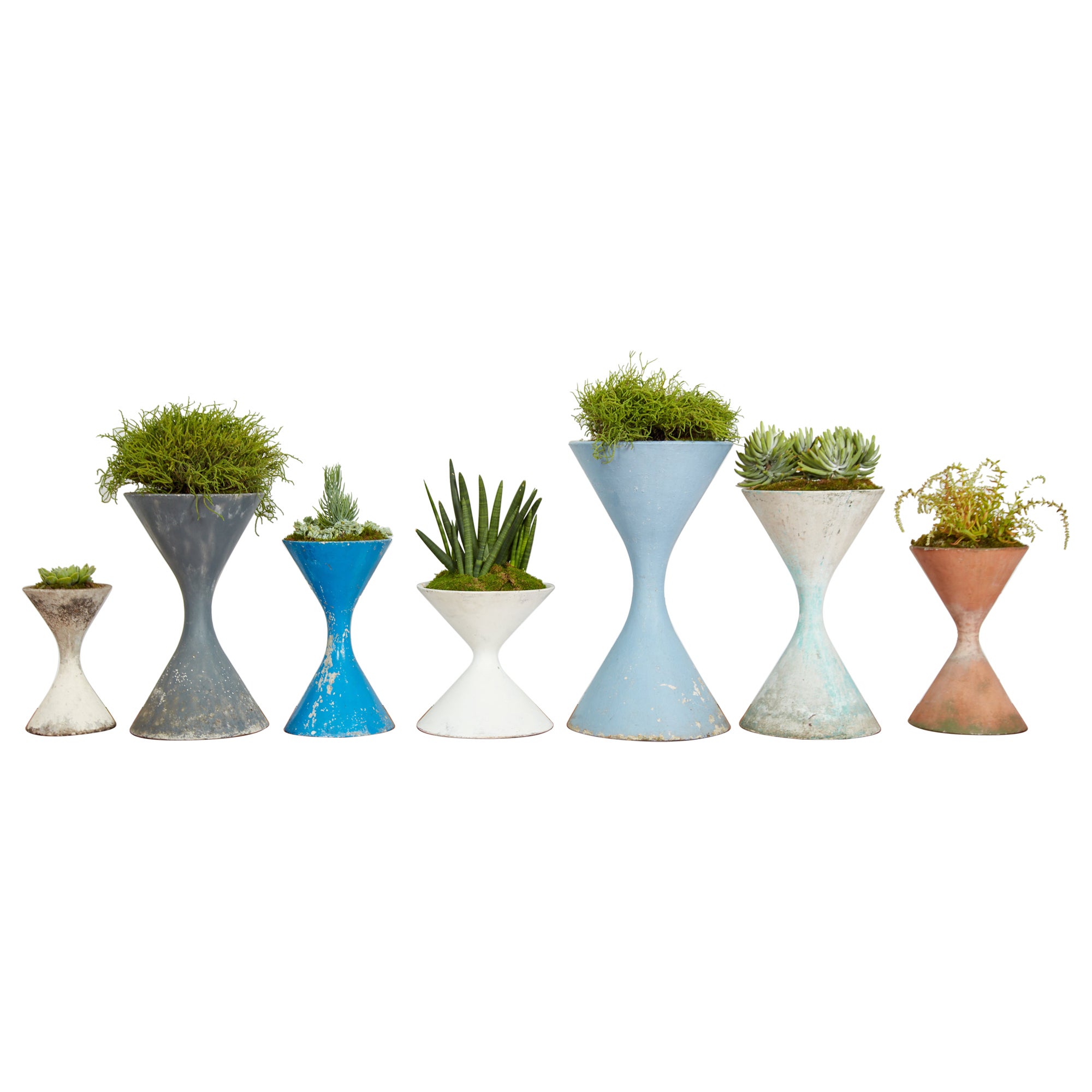 Willy Guhl Hourglass Pots For Sale