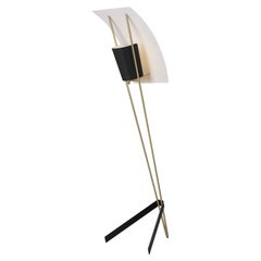 Pierre Guariche Kite Floor Lamp in Black and White for Sammode Studio