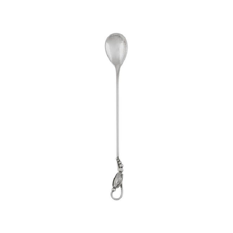Georg Jensen Flor de plata de ley Cuchara de té helado 078