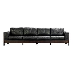 Tobia Scarpa - 4 seater Bastiano Sofa, 1969 for Knoll International in Leather