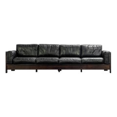 Tobia Scarpa - Bastiano-Sofa mit 4 Sitzern, 1969 für Knoll International in Leder 