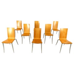 Olly tango dining chairs by Philippe Starck for Aleph, 1990s set of 8