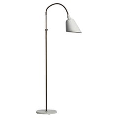 Arne Jacobsen, Floor Lamp, Brass, Metal, Denmark, 1930s