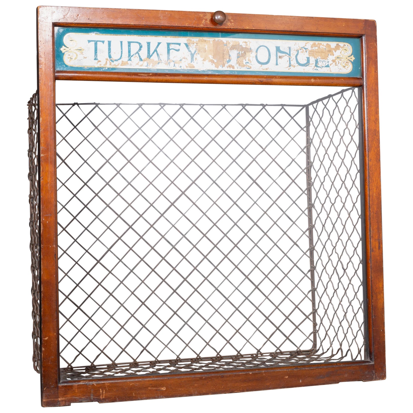 Early 20th c. "Turkey Sponge" Chemist Bin c.1900-1940