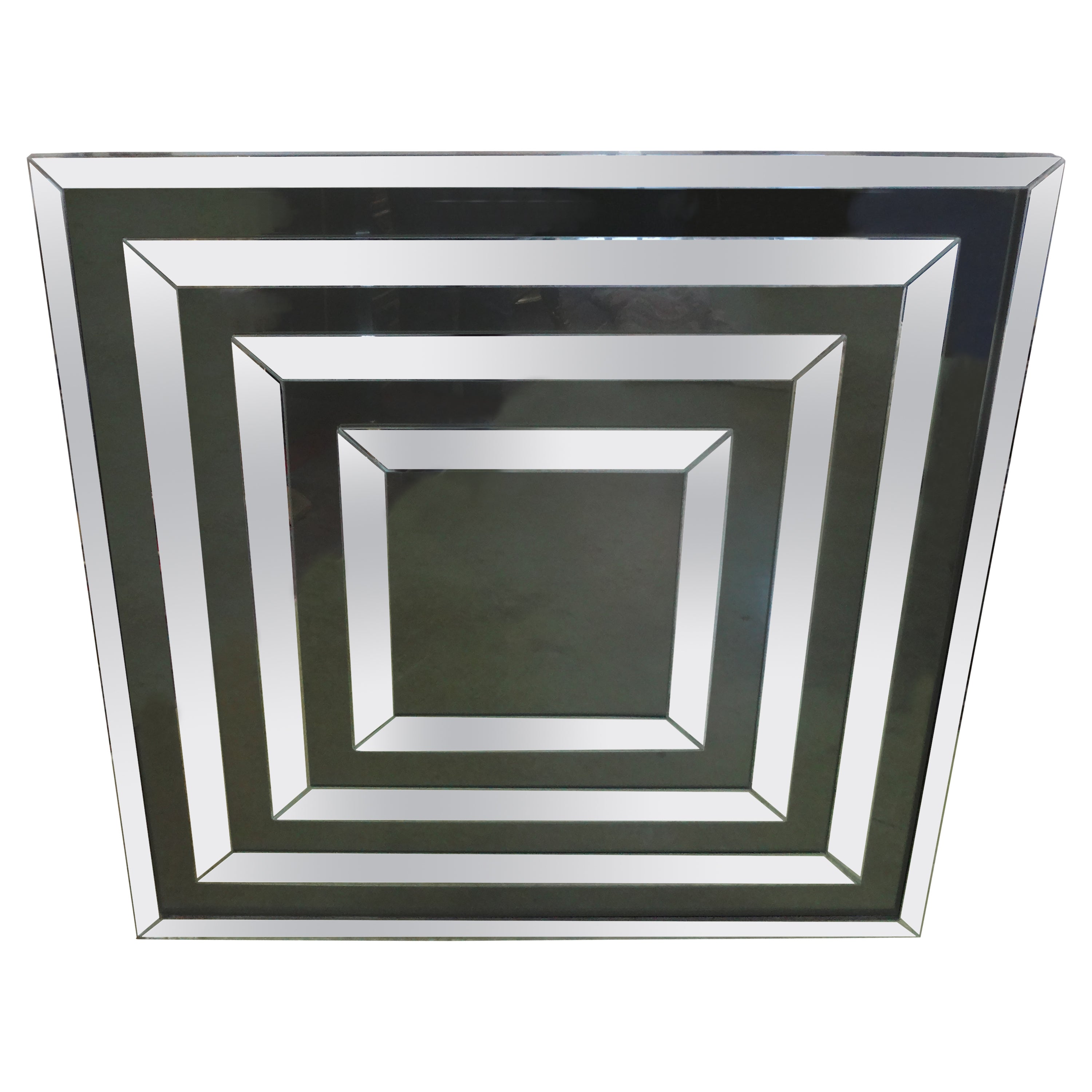 Mid Century Modern Geometric Mirror