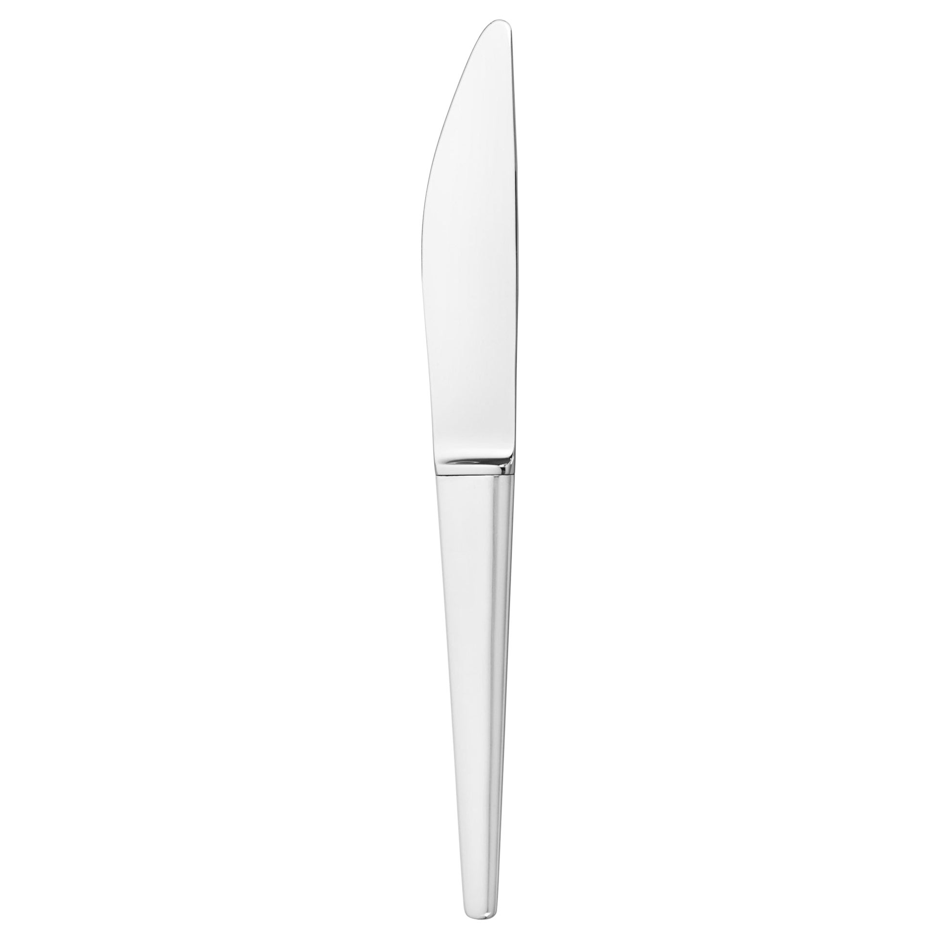 New Georg Jensen Caravel Sterling Silver Dinner Knife 013 For Sale