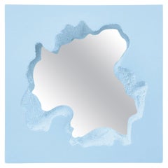 Gufram Broken Square Mirror by Snarkitecture - Blue edition 1/33