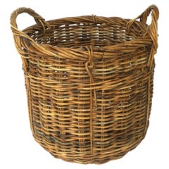 Wicker Basket Plant Potholder Cachepot or Storage