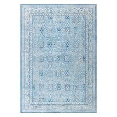Antique Chinese Blue Wool Rug
