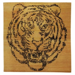 Domesticated Tiger - Paolo Giordano Modern Design Rug Carpet Silk Handknotted