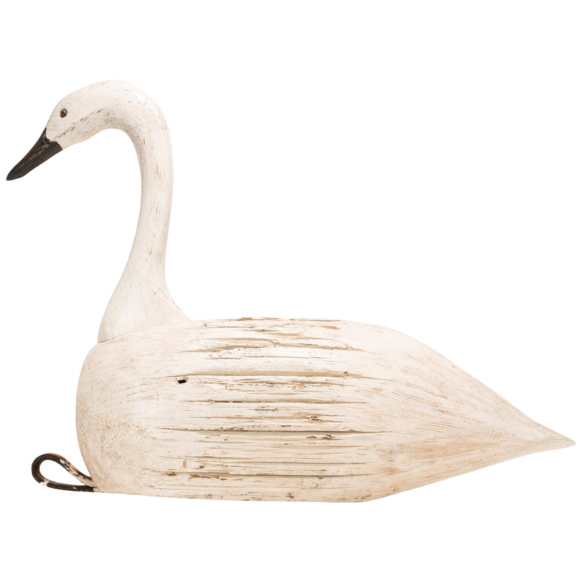 Swan Decoy in Lebensgröße 