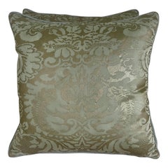 Pair of Fortuny Style Textile Pillows