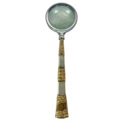 Magnifying Glass Made w/ 19th Century Parasol Handle