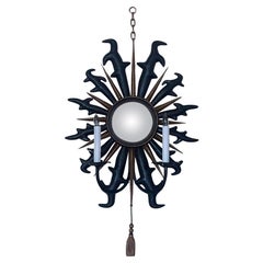 Tony Duquette "Eclipse" Mirrored Wall Sconce