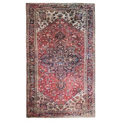 Persischer Heriz-Teppich des frühen 20. Jahrhunderts