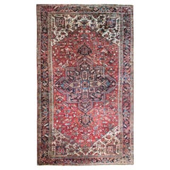 Early 20th Century Persian Heriz Rug