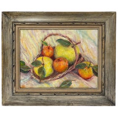 Bodegón de frutas de colores sobre tabla