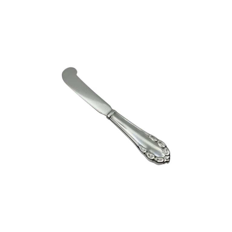 Georg Jensen Sterling Silver Lily of the Valley Butter Knife, Design 046 For Sale