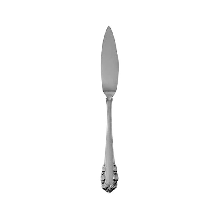 Georg Jensen Sterling Silver Lily of the Valley Fish Knife 062