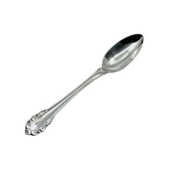 Vintage Georg Jensen Sterling Silver Lily of the Valley Grapefruit Spoon 074