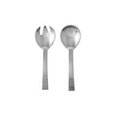 Set von Georg Jensen-Sterlingsilber- Parallel- Jam, Artikel 163/164