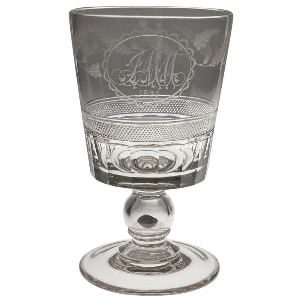 Very Tall Victorian Coin Rummer c1840 For Sale at 1stDibs