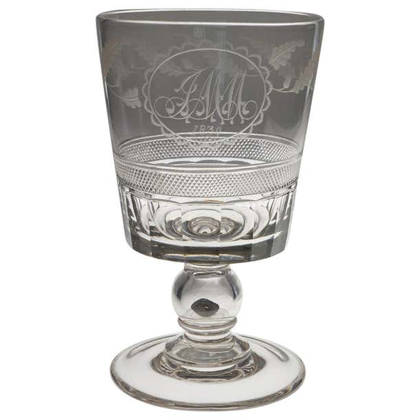 Very Tall Victorian Coin Rummer c1840 For Sale at 1stDibs