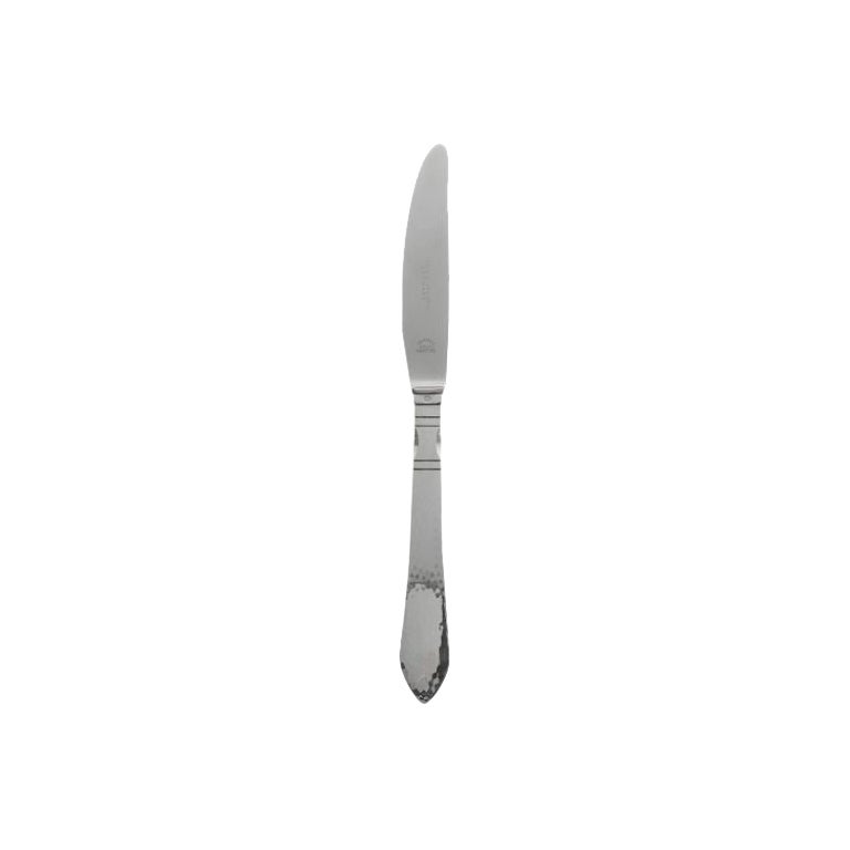 Georg Jensen Continental Sterling Silver Dinner Knife with Serrated Blade