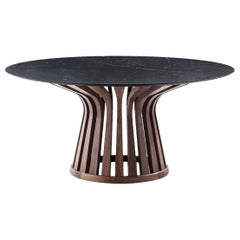 Lebeau-Tisch aus Holz und Marmor von Patrick Jouin