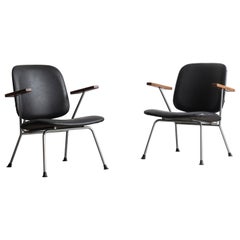 Easy chairs by Gijs van der Sluis for Van der Sluis Stalen, Dutch design, 1950s