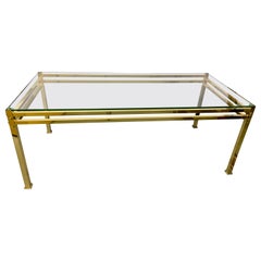 Used Brass Coffee Table