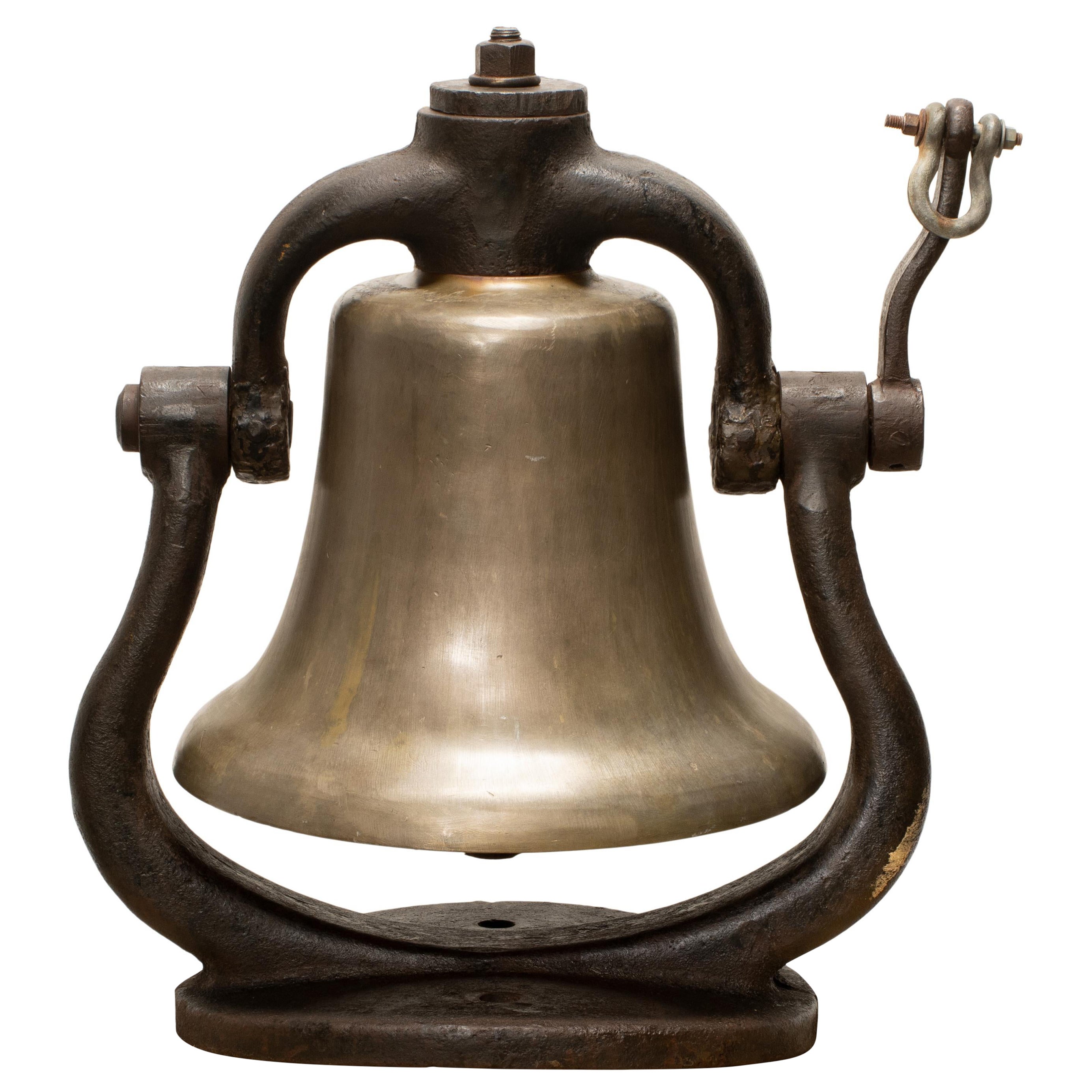 19th Century Brass Locomotive Bell For Sale