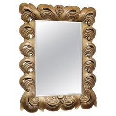Monumental Rococo-style Goldleaf Composite Mirror