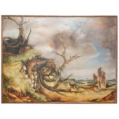 Oil on Canvas by Giulio Bagnoli 1968