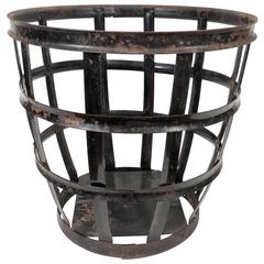 Vintage Wine Basket